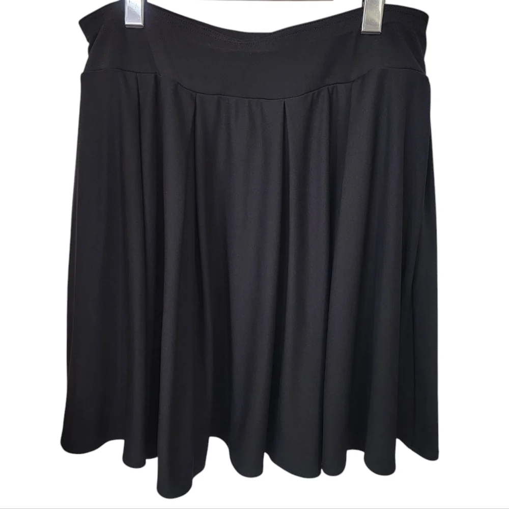 Black Pleated Skirt Balletcore Sporty Tennis Girlie Flared Women’s L/XL - Picture 12 of 12